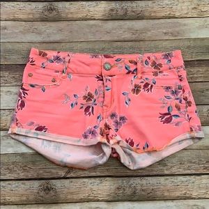 Rewash Hot Pink Floral Shorts